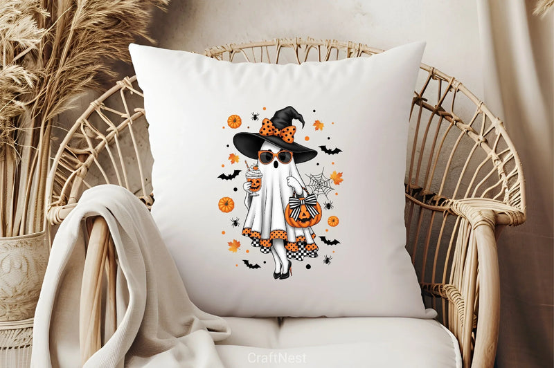 Halloween Ghost Clipart Bundle 7 - CraftNest - Digital Crafting and Art