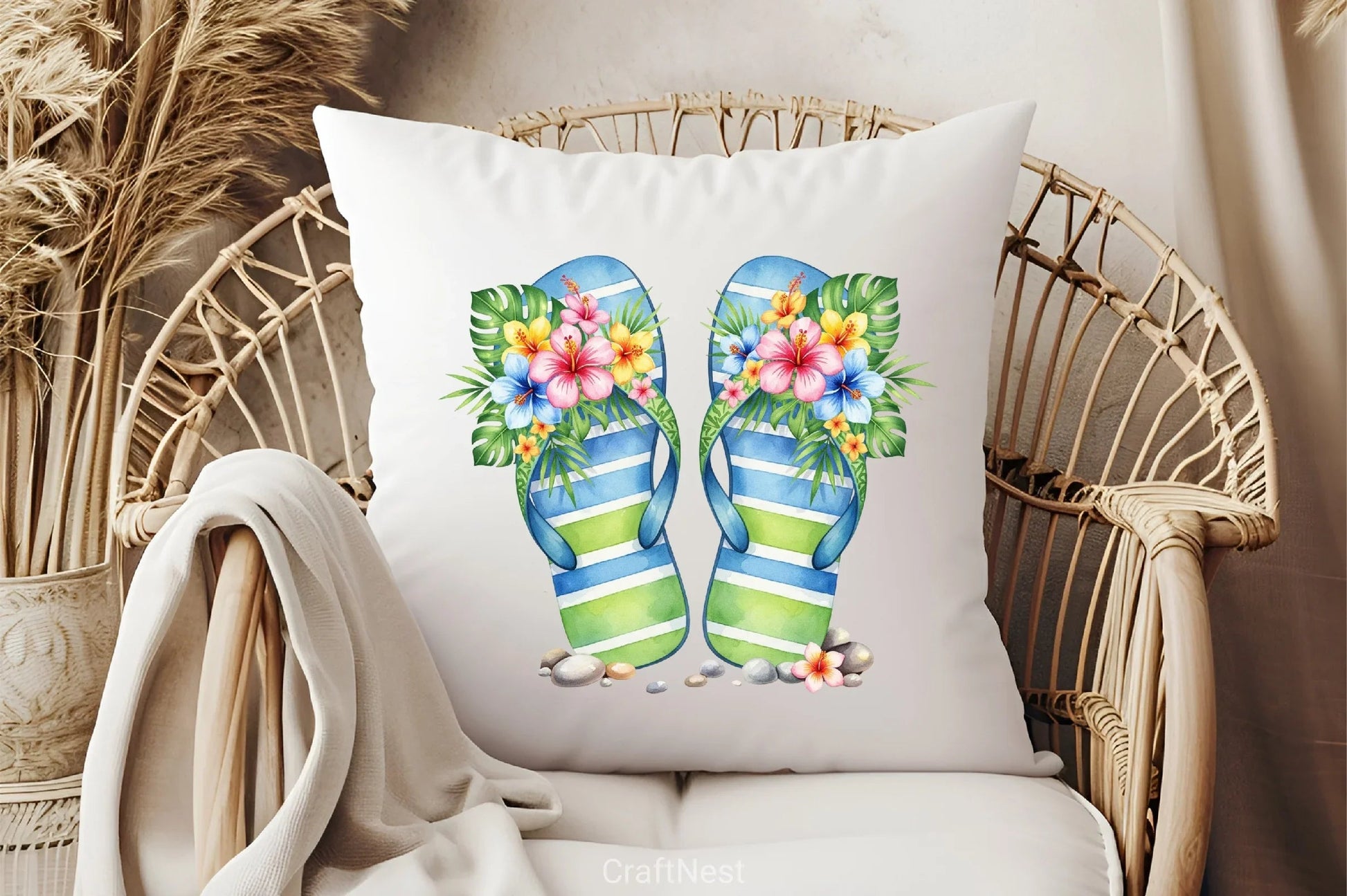 Summer Flip Flop Clipart Bundle - CraftNest - Digital Crafting and Art