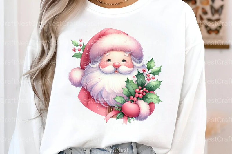 Pink Christmas Clipart Bundle 112 - CraftNest - Digital Crafting and Art