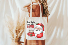 Dear Santa Coffee Clipart Bundle - CraftNest - Digital Crafting and Art