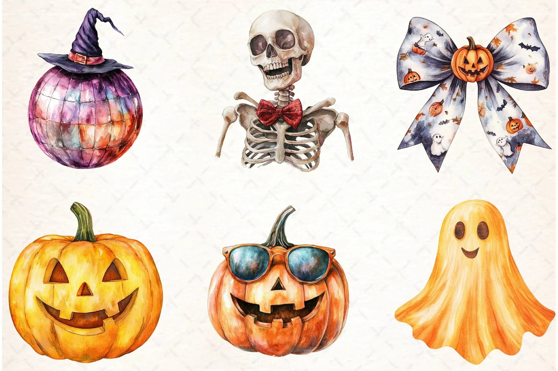 Groovy Halloween Clipart Bundle - CraftNest - Digital Crafting and Art
