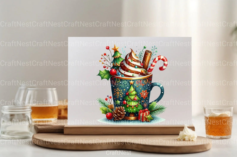 Christmas Hot Cocoa Clipart Bundle - CraftNest - Digital Crafting and Art