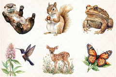 Garden Animals Clipart Bundle - CraftNest - Digital Crafting and Art