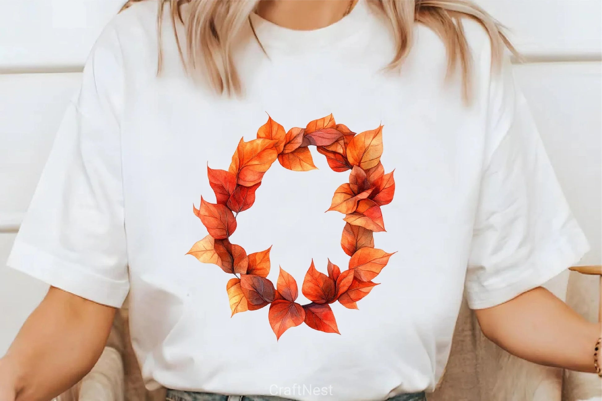 Burnt Orange Autumn Clipart Bundle - CraftNest - Digital Crafting and Art