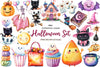 Cute Halloween Set Clipart Bundle 2