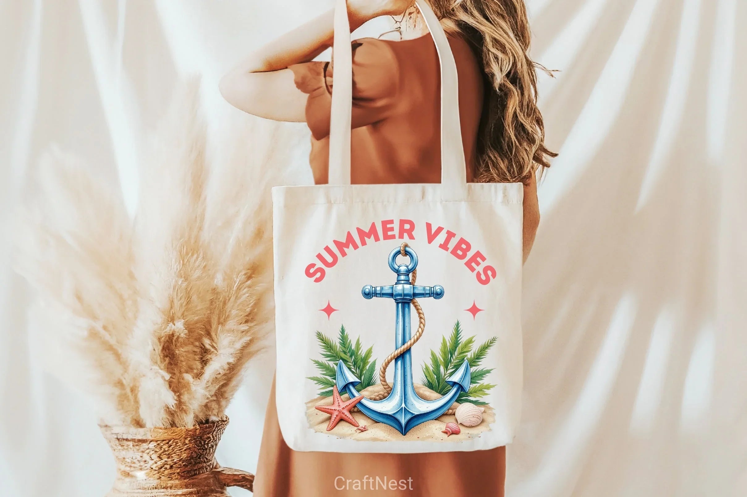 Summer Vibes Anchor Clipart Bundle 1 - CraftNest - Digital Crafting and Art