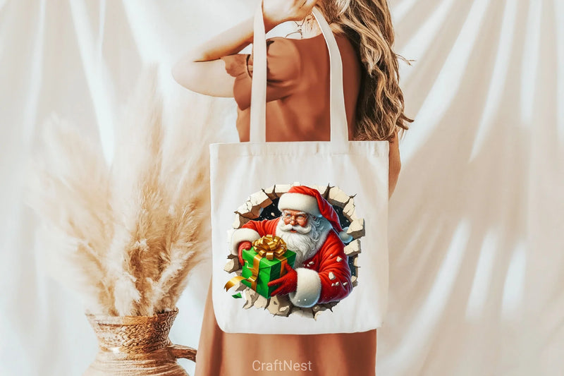 Christmas Santa Clipart Bundle 4 - CraftNest - Digital Crafting and Art