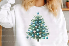 Festive Christmas Tree Clipart Bundle 2 - CraftNest - Digital Crafting and Art