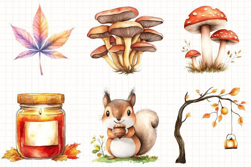 Fall Favorites Clipart Bundle 3 - CraftNest - Digital Crafting and Art