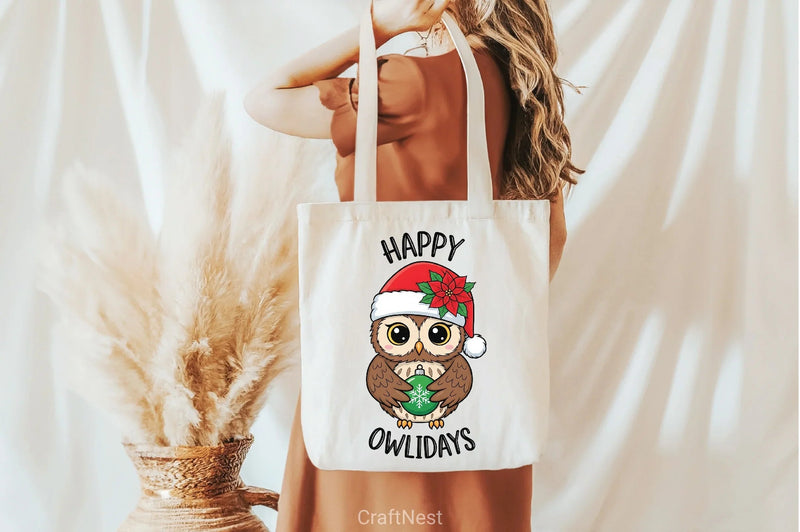 Owlidays Christmas Clipart Bundle - CraftNest - Digital Crafting and Art