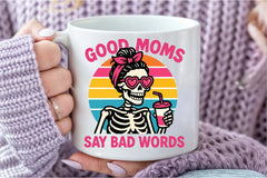 Funny Skeleton Mama Design Clipart Bundle - CraftNest - Digital Crafting and Art