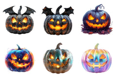 Halloween Pumpkin Clipart Bundle 99 - CraftNest - Digital Crafting and Art