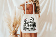 Black & White Christmas Clipart Bundle 1 - CraftNest - Digital Crafting and Art