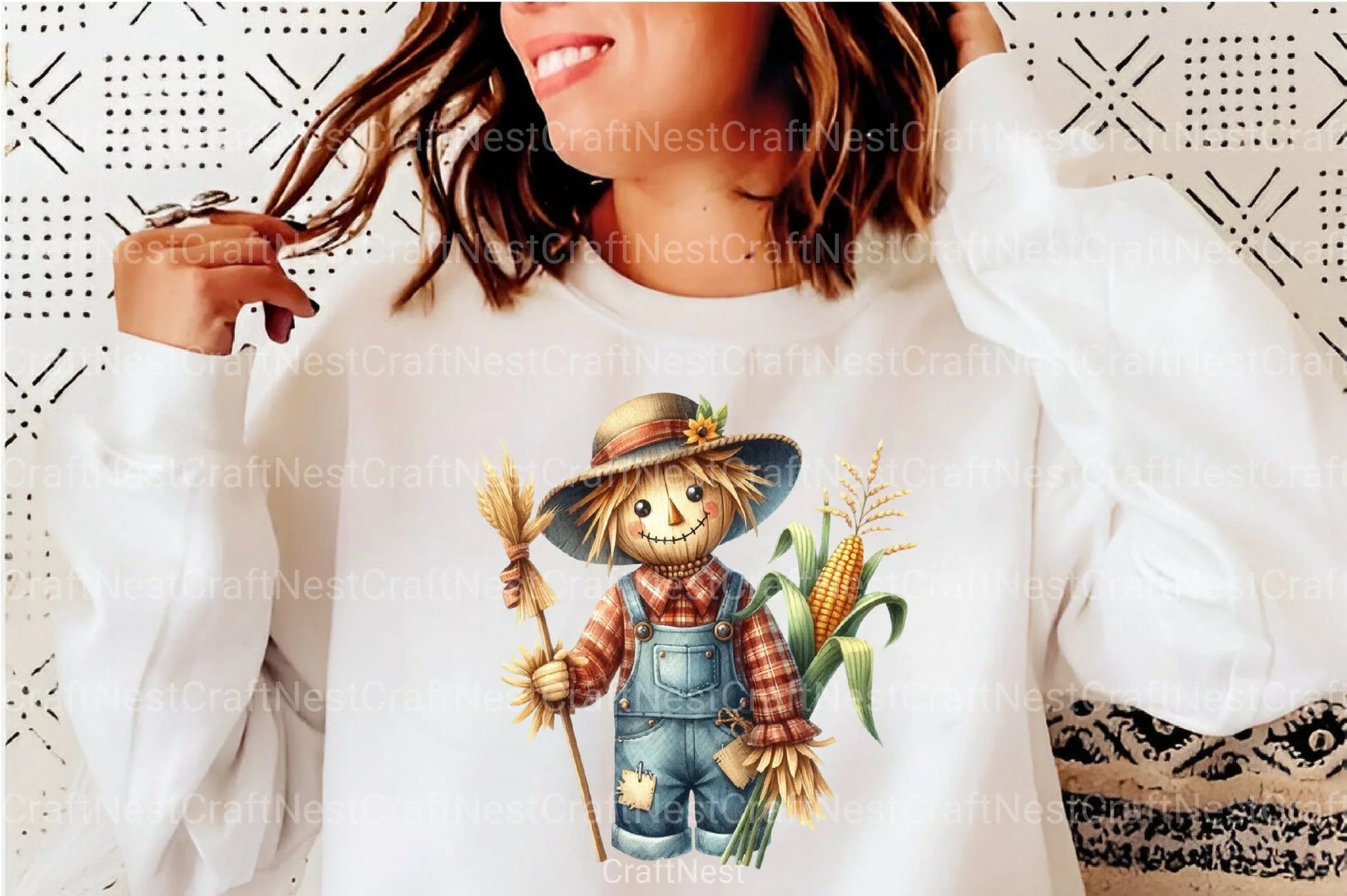 Scarecrow Autumn Fall Halloween Clipart Bundle - CraftNest - Digital Crafting and Art