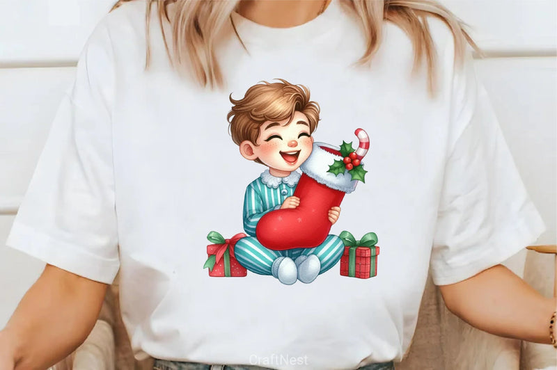 Christmas Kids Clipart Bundle - CraftNest - Digital Crafting and Art