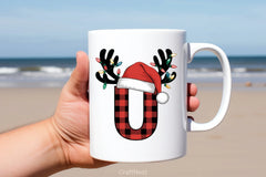 Santa Reindeer Hat Alphabet Clipart Bundle - CraftNest - Digital Crafting and Art