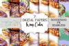 Mardi Gras King Cake Clipart Bundle