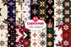 Christmas Pattern Background Clipart Bundle
