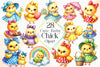 Cute Baby Chick Clipart Bundle