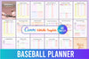 Baseball Planner Template