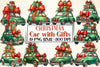 Christmas Car Gifts Clipart Bundle