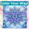 Snowflake Mandala Coloring Book Bundle