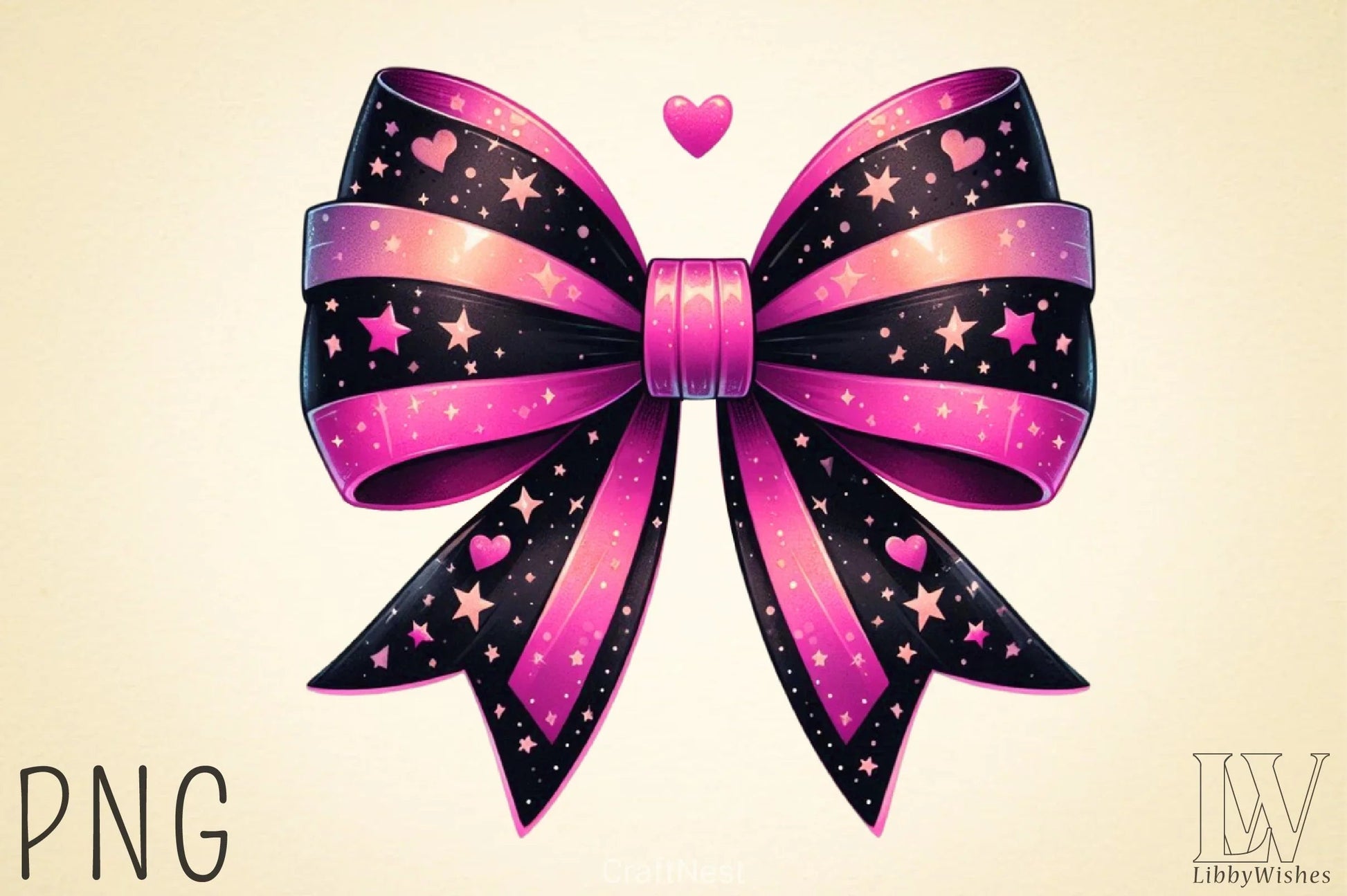 Valentine's Coquette Bow Clipart Bundle - CraftNest - Digital Crafting and Art