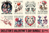 Skeleton Valentine's Day Clipart Bundle