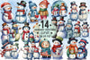 Snowman Family Christmas Clipart Bundle 1