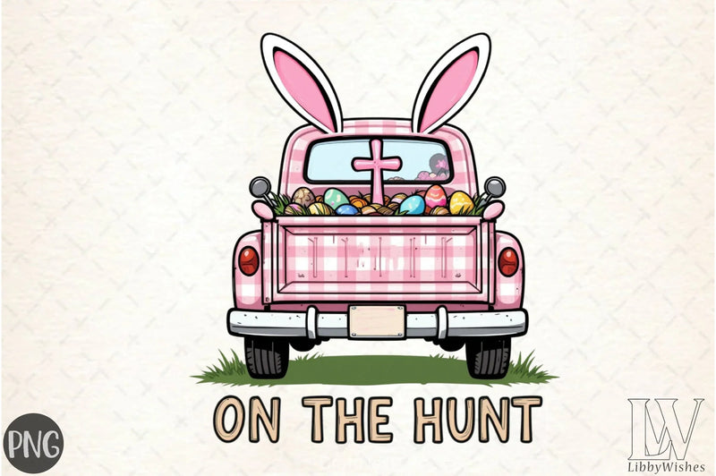 Retro Easter Truck Clipart Bundle - CraftNest - Digital Crafting and Art