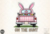 Retro Easter Truck Clipart Bundle