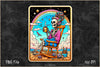 The Caffeinated Tarot Card Skeleton Clipart Bundle