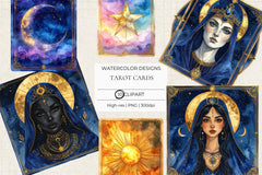 Tarot Cards Clipart - CraftNest - Digital Crafting and Art