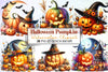 Halloween Pumpkin Clipart Bundle