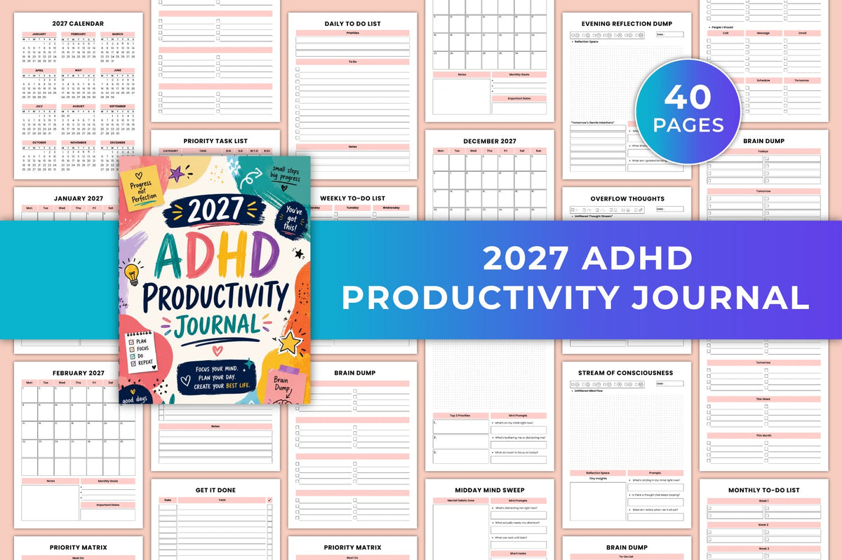 ADHD Productivity Journal