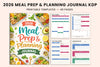 Meal Prep Planning Journal