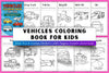Vehicles Coloring Book for Kids