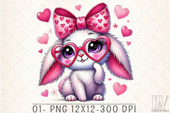 Valentine's Bunny Clipart Bundle 1 - CraftNest - Digital Crafting and Art