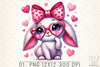 Valentine's Bunny Clipart Bundle
