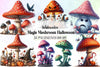 Magic Mushroom Halloween Clipart Bundle