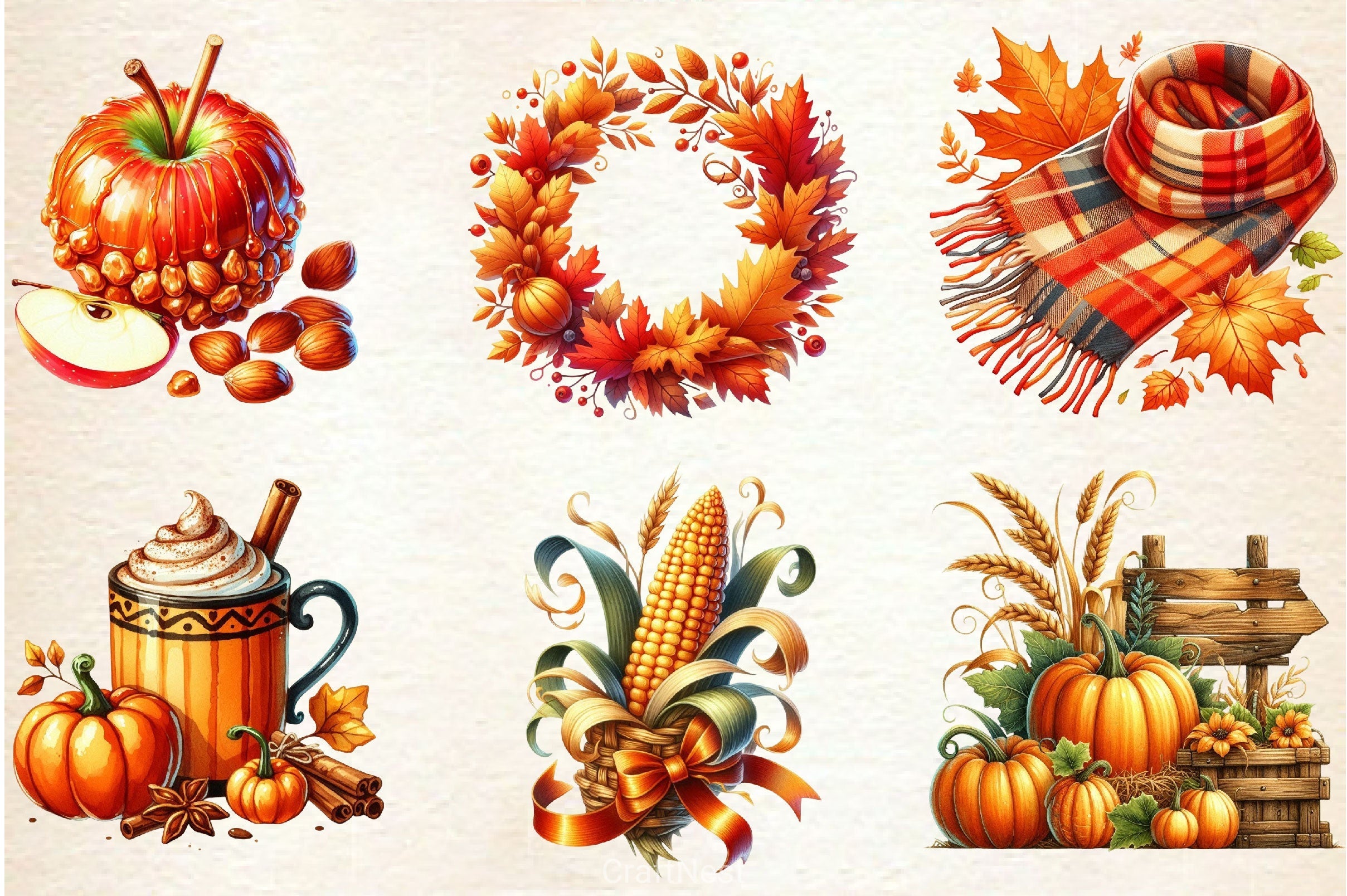 Fall Favorites Clipart Bundle