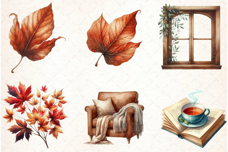 Autumn Clipart Bundle 11 - CraftNest - Digital Crafting and Art
