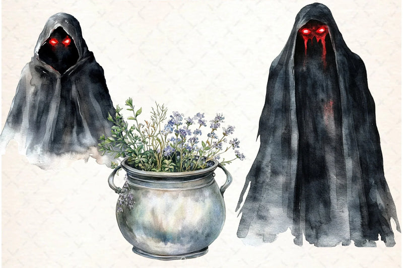 Spooky Halloween Clipart Bundle 2 - CraftNest - Digital Crafting and Art