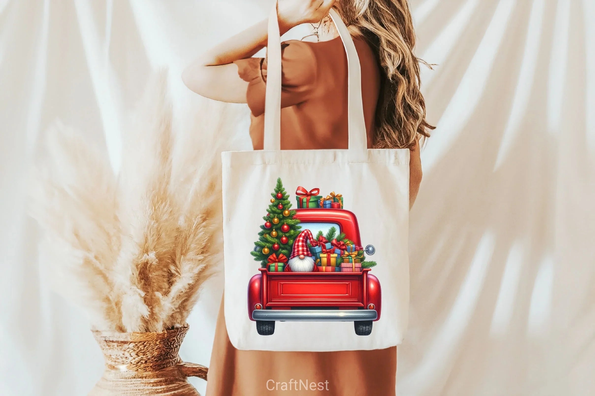 Merry Christmas Truck Clipart Bundle 3 - CraftNest - Digital Crafting and Art