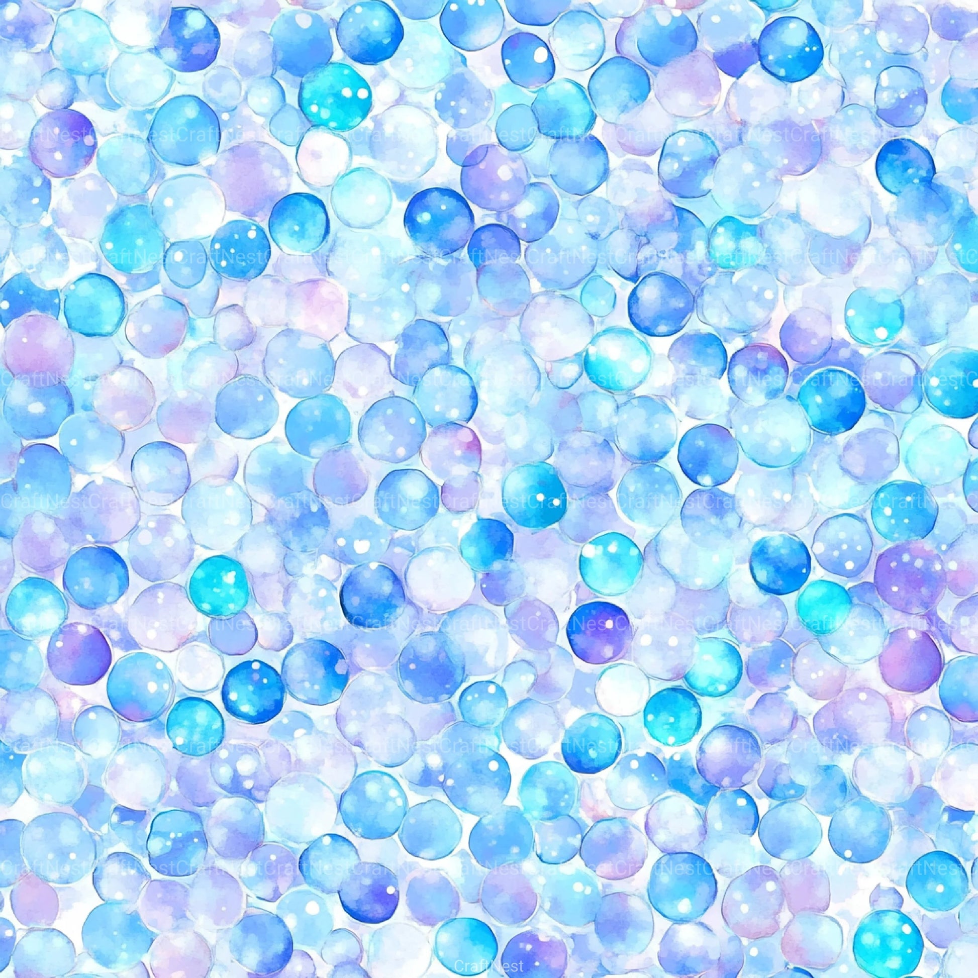 Blue Holographic Glitter Digital Paper - CraftNest - Digital Crafting and Art