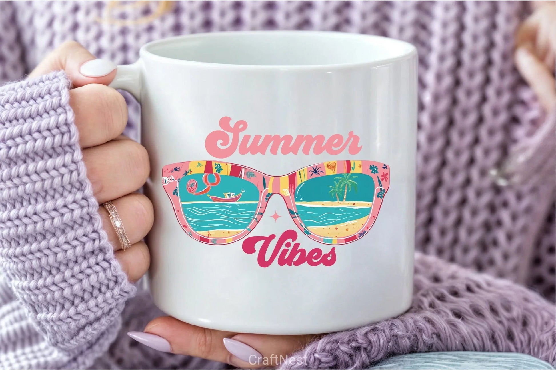 Summer Vibes Sunglasses Clipart Bundle 2 - CraftNest - Digital Crafting and Art