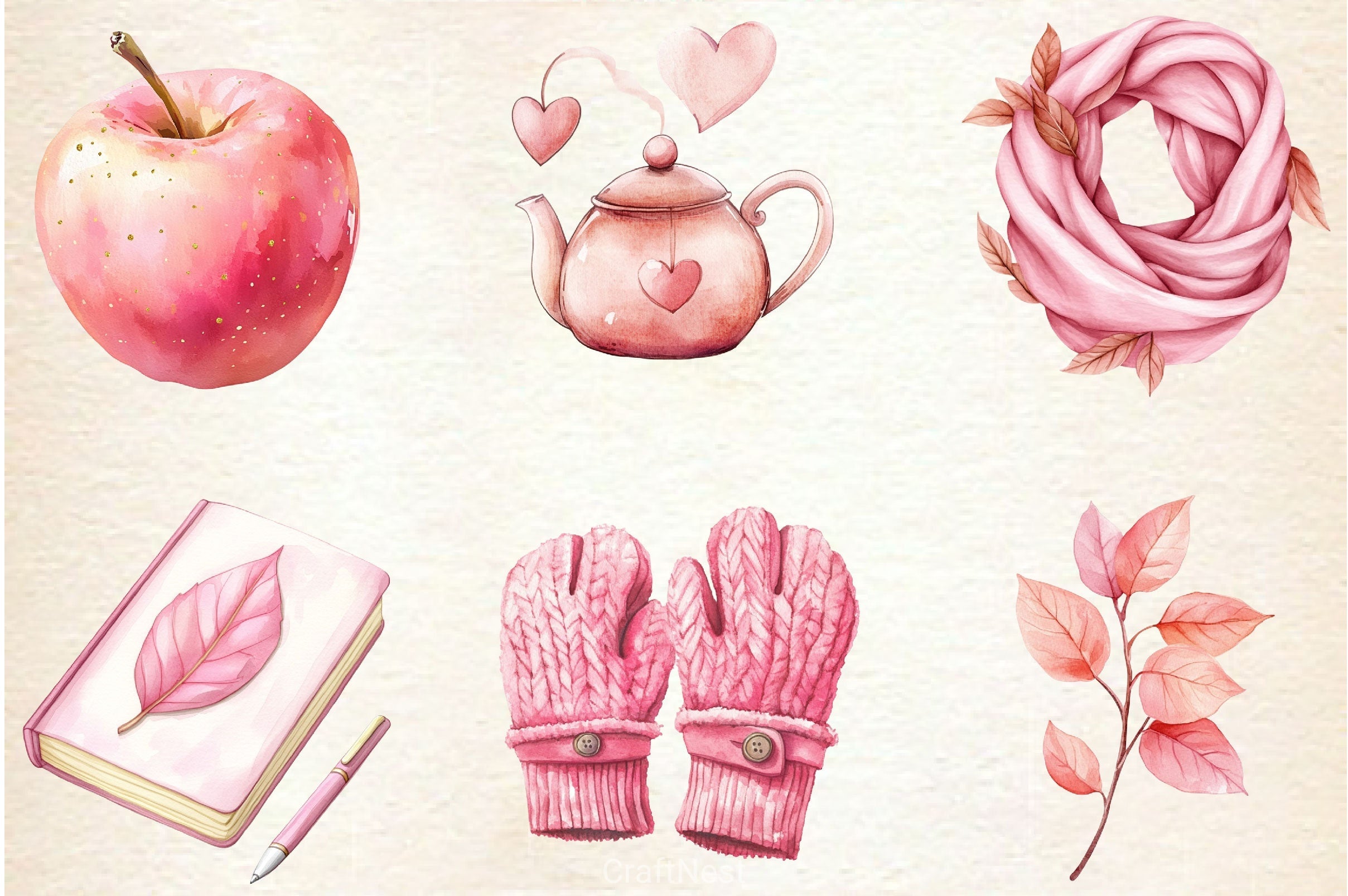 Autumn Serenity Clipart Bundle
