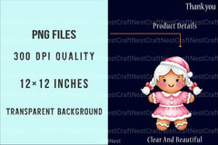 Christmas Gingerbread Man Clipart Bundle 4 - CraftNest - Digital Crafting and Art