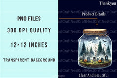 Halloween Mason Jar Clipart Bundle 1 - CraftNest - Digital Crafting and Art