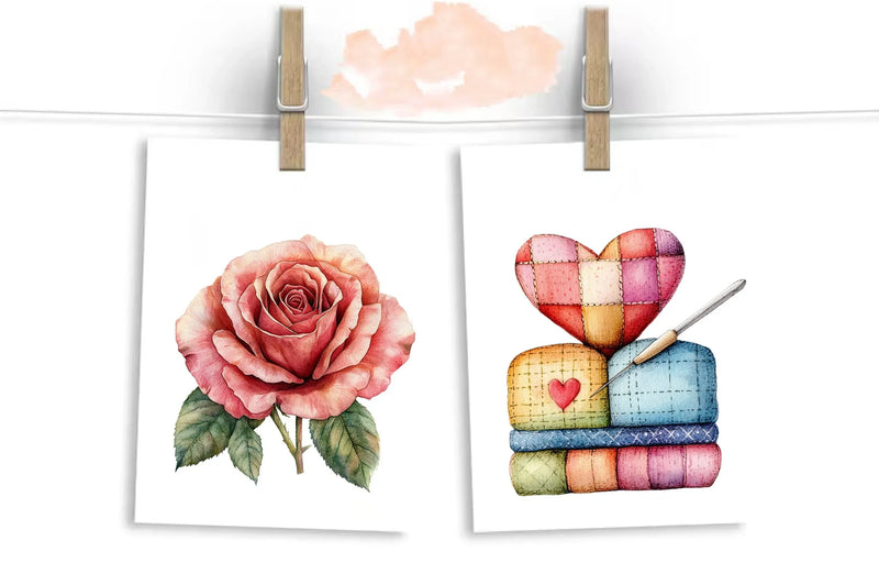 Cottage Quilts Fussy Clipart Bundle - CraftNest - Digital Crafting and Art